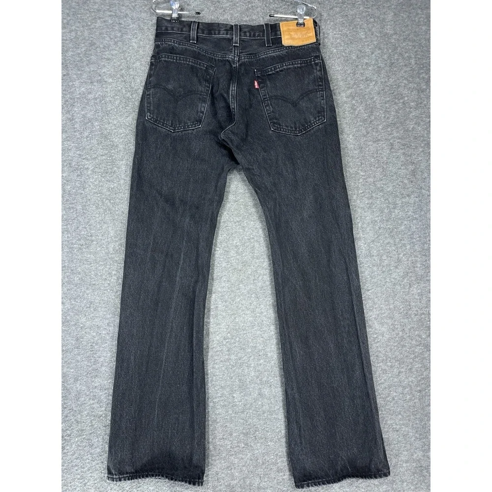 Levis 517 Premium Jeans Mens 30x32 Black Western Cowboy Boot Cut Rodeo